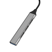 Hub USB 3.0 4 ports, hub USB haute vitesse, séparateur de type C, 4 ports USB 3.0 2.0, adaptateurs pour PC, accessoires informatiques, hub multiport