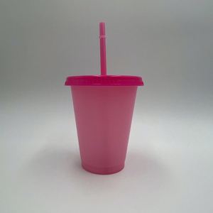 Lot de 5 gobelets en plastique PP de 475 ml, grande capacité, couleurs unies, avec logo personnalisé, vente en gros - Product Image 5