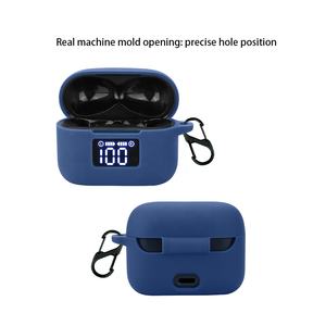 Nouvelle coque en silicone pour écouteurs <span class=keywords><strong>TOZO</strong></span> T21, étui de protection anti-chute robuste, étui pour écouteurs avec porte-clés - Product Image 5