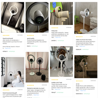 Ventilateur Climatiseur Connecté Tuya Intelligent Rafraîchisseur d'Air Sans Pales Avec Purificateur d'Air H13 HEPA et Stérilisation
