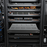 Boîtier de serveur de données et d'alimentation en rack 1U 19'' 300 mm de profondeur, standard OEM, en aluminium
