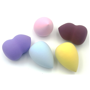 Nhiều Hình Siêu Mềm Kết Cấu Tốt Trang Điểm Máy Xay Sinh Tố Miếng Bọt Biển Nhãn Hiệu Riêng <span class=keywords><strong>Latex</strong></span> Miễn Phí Vẻ Đẹp Miếng Bọt Biển - Product Image 3