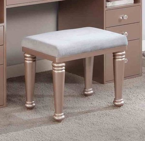 1pc Modern Makeup Vanity Padded Stool Set 3mm Lighted Adjustable Standing <b>Storage</b> Drawers Apartment-Friendly MDF <b>Dressing</b> <b>Table</b> - Product Image 3