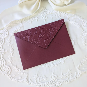Sobres con Relieve de Enredaderas Florales, Juego de Papelerí<span class=keywords><strong>a</strong></span> Personalizable con Sobres A7 para Invitaciones de Boda de 5x7, Tarjetas y Escritura de Cartas - Product Image 5