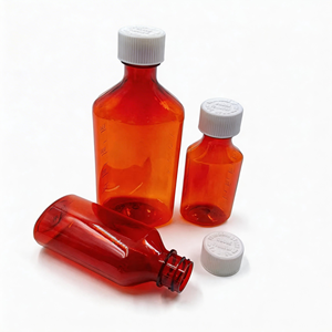 Bouteille en plastique ovale pour sirop contre la toux, flacon de médicament liquide personnalisé de 1 oz, 2 oz, 4 oz, 6 oz, 8 oz - Product Image 6