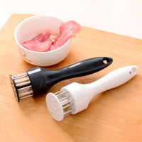 Hâchoir de viande en acier inoxydable, outil de cuisine, 1 pièce, aiguille, outil de barbecue, baguettes de porc, marteau ample