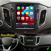 Écran IPS vertical, lecteur vidéo Android 14 DSP pour Creta Ix25 2015-2019, Carplay 4G GPS 2din, aide au recul, amplificateur