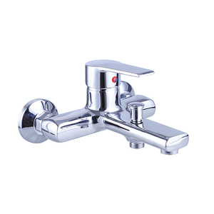 ITALOMIX Luxus Thermostatische Badewannen-Duscharmatur Wandmontiert Zinklegierung Gehäuse Poliertes Chrom Badewannenarmatur mit Umsteller - Product Image 4