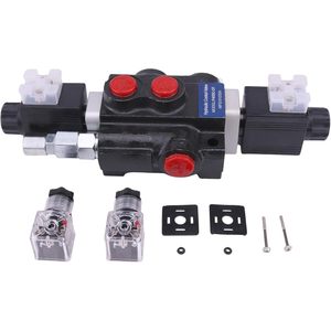 Vanne de commande hydraulique à solénoïde Solarhome 1 Spool, 12V DC, double action, 60 L/min, 3600 Psi, pour usage industriel - Product Image 1