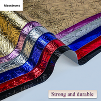 0.6 MM Étanche Éléphant Motif En Cuir Miroir Faux Pu Laserable Similicuir pour Sacs Chaussures Costume et Arcs