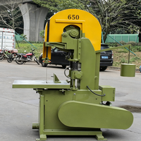 Scie à ruban verticale robuste de 7,5 kW, largeur de coupe de 300 mm, pour le traitement du bois et du bois franc, directement de l'usine