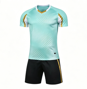Camiseta de Fútbol Personalizada al por Mayor, Nuevo Diseño, Uniforme de Fútbol para Adultos y Niños, Conjunto de Uniforme de Verano, Ropa Deportiva de Venta Caliente para Sublimación - Product Image 1