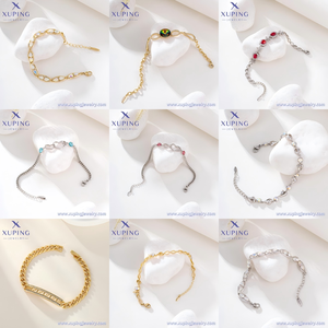 250721 XUPING Jewelry Collezione di Bracciali Multi Stile Placcati in Oro 14K 18K e Platino con Pietre Preziose per Ordini all'Ingrosso di Gioielli di Moda - Product Image 6