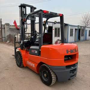 HELITM CPC30 Chariot élévateur diesel automatique chinois 3 tonnes 3M de haute qualité pour entrepôts en bon état - Product Image 2