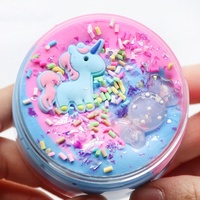 Skyward gros haute qualité pas cher fournisseur couleur Kit bricolage jouets à modeler argile bouffée licorne magique Slime rose pour les filles