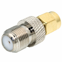 Conector hembra F a SMA macho Conector adaptador coaxial RF de cobre Premium