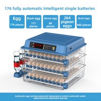 Incubateur d'œufs numérique automatique mini en gros pour poulets, canards, oies, cailles, pigeons – Idéal pour la ferme et la maison