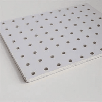 Plaque de plâtre perforée sans joint QINGTAI, moderne, insonorisante et résistante à l'humidité, directement de l'usine