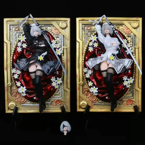 Figurines Manga HESPER <span class=keywords><strong>NieR</strong></span> Automata, Statues <span class=keywords><strong>2B</strong></span> 2A <span class=keywords><strong>YoRHa</strong></span> No.2 Type B, Cadre Photo, Figurines Sexy Girls, Figurine PVC Anime, Cadeaux Jouets - Product Image 1