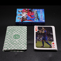 Produits de premier rang Papier Carte à jouer personnalisée Impression Football Carte de poker durable