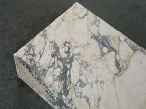 Tavolino da Caffè <span class=keywords><strong>in</strong></span> Marmo Calacatta Viola SH STONE, Design Moderno Scanalato, Arredamento per <span class=keywords><strong>Soggiorno</strong></span>, Altezza Ridotta, Forma Rettangolare - Product Image 5