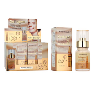 Base de Maquillaje Kiss Beauty 100% Esencia con Ingredientes de Colágeno para una Cobertura Perfecta, Base de Maquillaje Natural Nude - Product Image 2