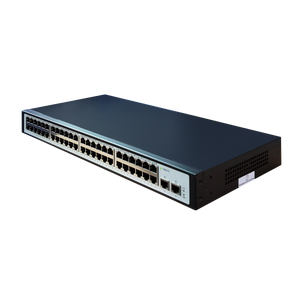 สวิตช์เครือข่ายกิกะบิต 50 พอร์ต แบบ OEM&ODM จากโรงงาน พร้อม QoS Vlan ตัวเรือนเหล็ก 50 RJ45 สำหรับศูนย์ข้อมูล สวิตช์กิกะบิตอีเธอร์เน็ต - Product Image 1