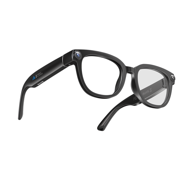 AI Smart Camera Glasses with 1080P Video Recording Dual Camera Music Player IP67 Waterproof WiFi for Real-Time Translation
