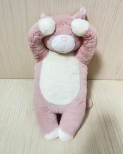 Prix FOB de 8 pouces Jouets en peluche courts Apaisant Animal en peluche Poupée Chat avec yeux couverts PP Coton Remplissage pour garçons - Product Image 6