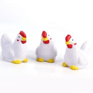 Jouet anti-stress en forme de poulet, unisexe, 1 pièce/sac OPP, en mousse PU, personnalisable avec logo, poulet anti-stress en forme d'animal, pas cher - Product Image 3