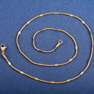 Collier fin en acier inoxydable pour femmes, hommes et dames, chaîne serpent ronde polie, ras-de-cou Rolo, accessoires de bijoux - Product Image 6