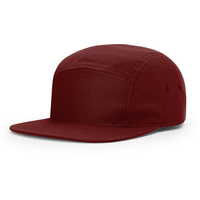 Bonnet personnalisé en coton pour femmes, 5 panneaux, non balancé, à bec plat, avec Patch en cuir