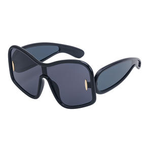 Gafas de sol de gran tamaño a la moda para mujer, protección UV400, montura de PC, diseño cuadrilateral, estilo de alta gama, venta al por mayor transfronteriza - Product Image 4