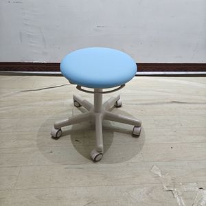 Height Adjustable Round Bar <b>Stool</b> With Rubber Shell Gas Spring And Ring Handle For <b>Office</b> Use - Product Image 4