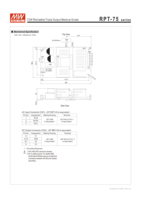 MEANWELL RPT-75C 72W tiga Output AC-DC tertutup tingkat medis beralih pasokan daya 5V 15 V-15 V SMPS berarti baik