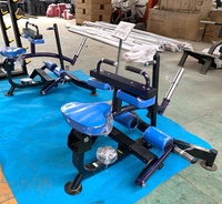 Machine à fessiers assis à charge libre, équipement de fitness commercial pour salle de sport