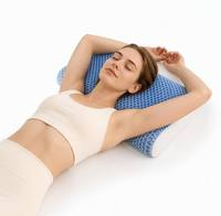 Oreiller de sommeil respirant et rafraîchissant, motif uni, dissipation thermique, anti-inclinaison, en mousse à mémoire de forme, fabricant OEM