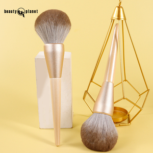 <span class=keywords><strong>Pinceau</strong></span> à poudre libre de haute qualité Beauty Planet, tête unique grande taille, poils synthétiques doux, outils cosmétiques, vente en gros, doré - Product Image 1