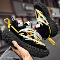 Chaussures de course décontractées tendance pour hommes, baskets à semelle épaisse, style papa, avec logo personnalisé, pour couple