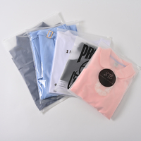 Sac d'emballage imprimé personnalisé T-shirt vêtements emballage curseur Ziplock sac vêtements en plastique sac à fermeture éclair