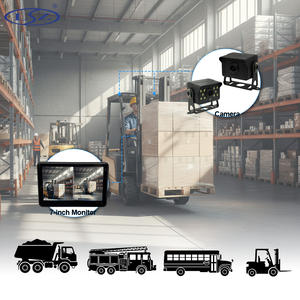 7นิ้ว1024*600 HD IPS ทัชสกรีน2ช่องอินพุตวิดีโอจอแอลซีดีรองรับฟังก์ชั่นตรวจจับจุดบอด BSD - Product Image 2