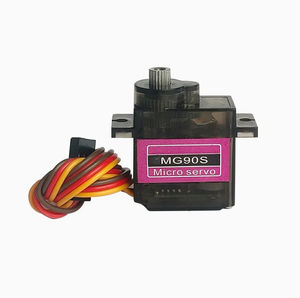 MG90S ไมโครเซอร์โวมอเตอร์ 12 กรัมมอเตอร์ดิจิตอลไร้แกนเกียร์โลหะแรงบิดสูง 180 °   เซอร์โวหมุนได้สำหรับเฮลิคอปเตอร์ เครื่องบิน รถยนต์ - Product Image 4
