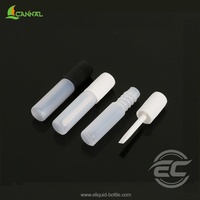 Flacon échantillon en plastique HDPE Ecannal Quality 1g 1ml avec applicateur à pointe fine jetable, micro-application, étanche et hermétique