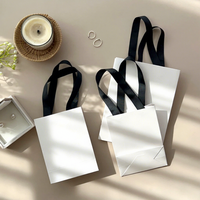 Sac d'emballage cadeau style Instagram, pochette en cuir véritable pour bijoux et souvenirs ; Logos publicitaires personnalisables