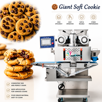 Machine à fabriquer des biscuits géants entièrement automatique, ligne de production de biscuits aux pépites de chocolat, machine à former des biscuits à haute productivité