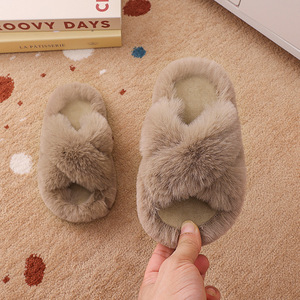 Meilleurs Nouveaux Produits de Chaussons à Semelle PVC pour Enfants, Doublure Peluche Garçons et Filles, Pantoufles Bébé en Coton avec Personnalisation de Haute Qualité - Product Image 3