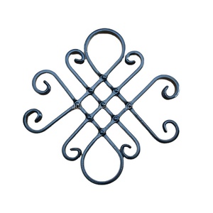 Hot Selling Modern Durable Decorative Steel Cast Wrought <strong>Iron</strong> <strong>Rosette</strong> With Sand Blast Finish For Hospital Fence Gate - Product Image 1