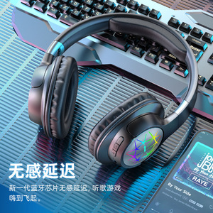 Audífonos Inalámbricos Pure Bass A5008N1 Over-Ear para Juegos, Estéreo con Luz RGB, Carga Tipo C - Product Image 2