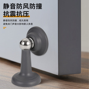 Door Stop <b>Rubber</b> <b>Floor</b> Mount Minimalist Design Easy Installation For Bedroom - Product Image 3