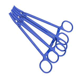 คีมห้ามเลือดพลาสติกทางการแพทย์,คีมปากโค้งยาวคีมปากกว้างที่หนีบฟองน้ำสำหรับใช้ในการผ่าตัด - Product Image 2